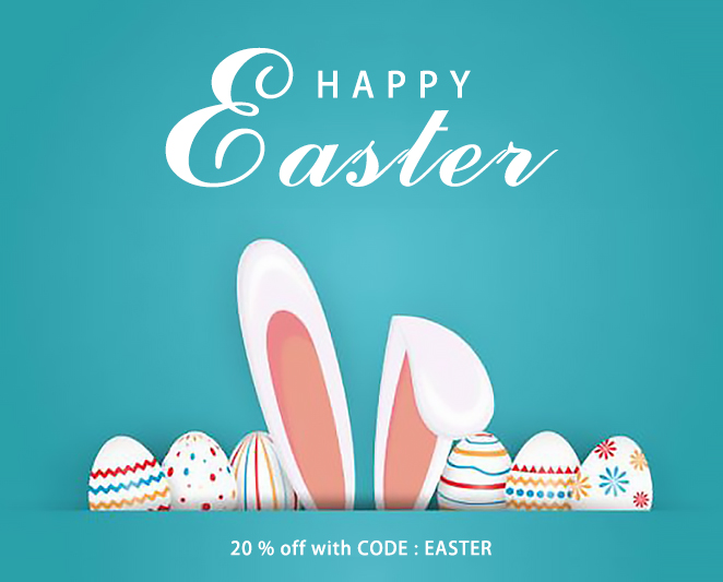 Happy Easter with discount code