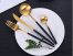 01 - Cutlery 03 (Black &amp; Gold )